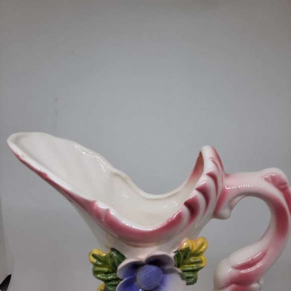 5 For $20.00 Vintage Decorative Pitcher Pink, Blue and Yellow flowers - Picture 6 of 14